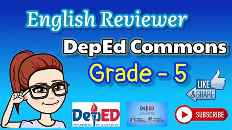 deped commons grade 5.